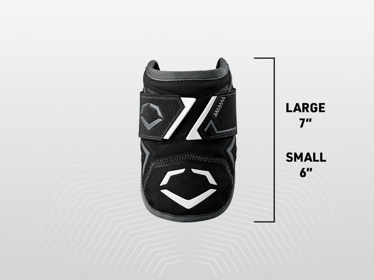 EvoShield Pro-SRZ 3.0 Single Strap Elbow Guard - Large 7" Small 6"