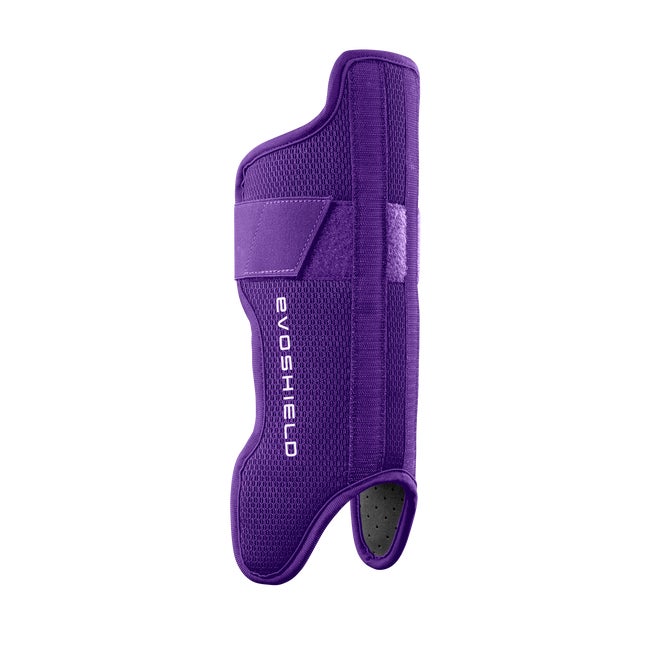 EvoShield Pro-SRZ™ Gel-to-Shell™ Catcher's Lower Leg Guards - Intermediate/Fastpitch | Purple | Size: Medium