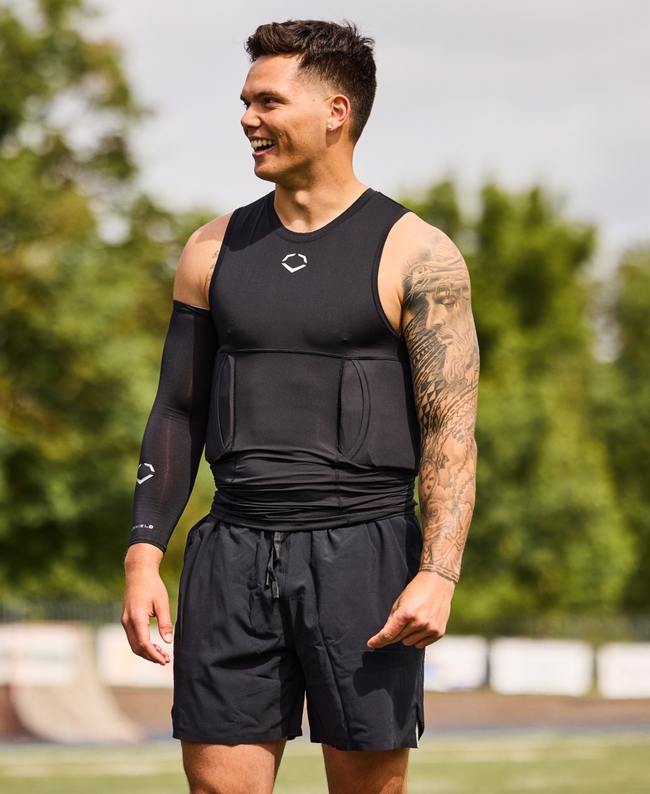 Youth Sleeveless Rib Shirt and Shields | EvoShield