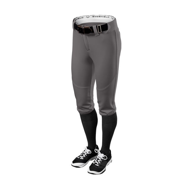 EvoShield Women's FX Low Rise Softball Pants, Medium, Charcoal