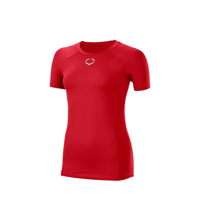 EvoShield Women's Cooling Short Sleeve T-Shirt | Red | Size: Medium