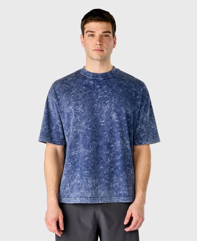 Men's Acid Wash Boxy Tee | EvoShield