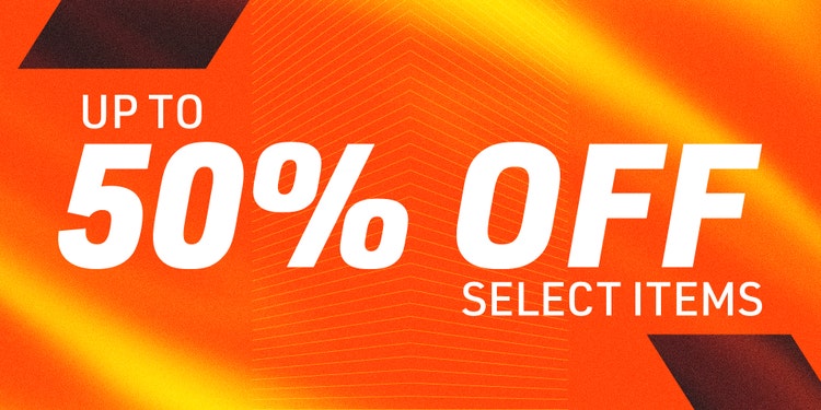 Up to 50% off Select Items