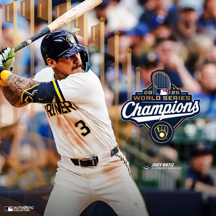 Milwaukee Brewers World Series Champions - EvoGeneral Joey Ortiz