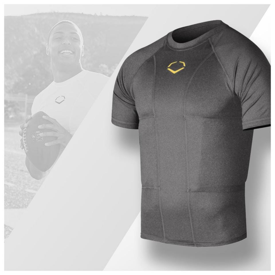 Details about   Evoshield Football RB-1 Knox Rib Protector Shield Compression Shirt Youth Large 